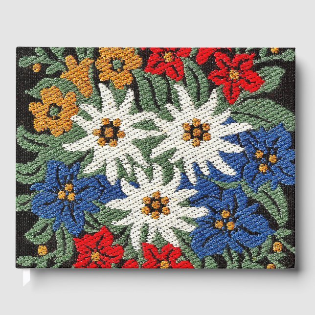 Edelweiss Swiss Alpine Flower Gästebuch (Vorderseite)