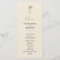 Edelweiss Vintages Blumenmenü