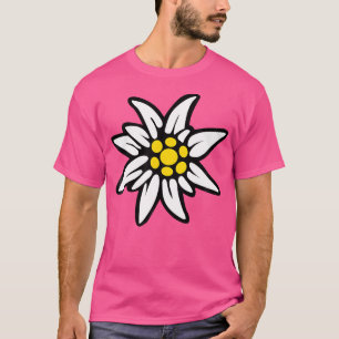 Edelweiss Wandergebirge Geschenk Bayerische Alpen T-Shirt