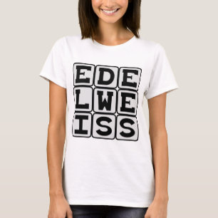 Edelweiß, Weiße Blume T-Shirt