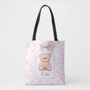 Eden Benutzerdefiniertes rosa Teddy-Bär-Kinderzi Tasche