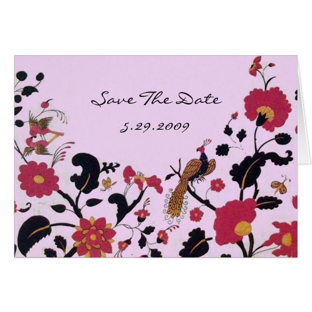 EDEN,ELEGANTE SCHWARZ-WEISSE BLUME, VÖGEL (Vorderseite (Horizontal))