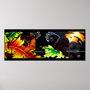Eden: Feuer und Bliss - Print II Pastel Poster