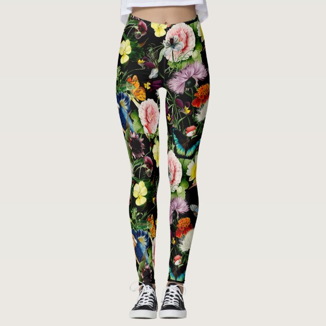 EDEN kopiert Schwarzes Leggings (Vorderseite)