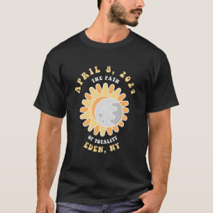 Eden New York Solar Eclipse 8. April 2024 T-Shirt