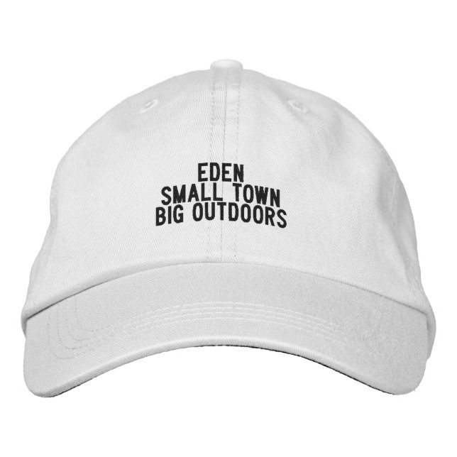 Eden North Carolina Hat Bestickte Baseballkappe (Vorderseite)