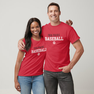 Eden Prairie 12A Black mit Roster auf der Rückseit T-Shirt