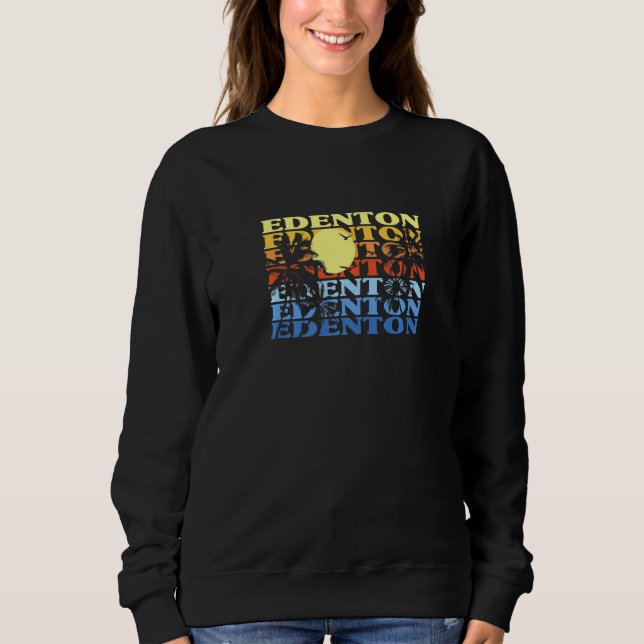 Edenton North Carolina Beach Nc Beach Bum Sweatshirt (Vorderseite)