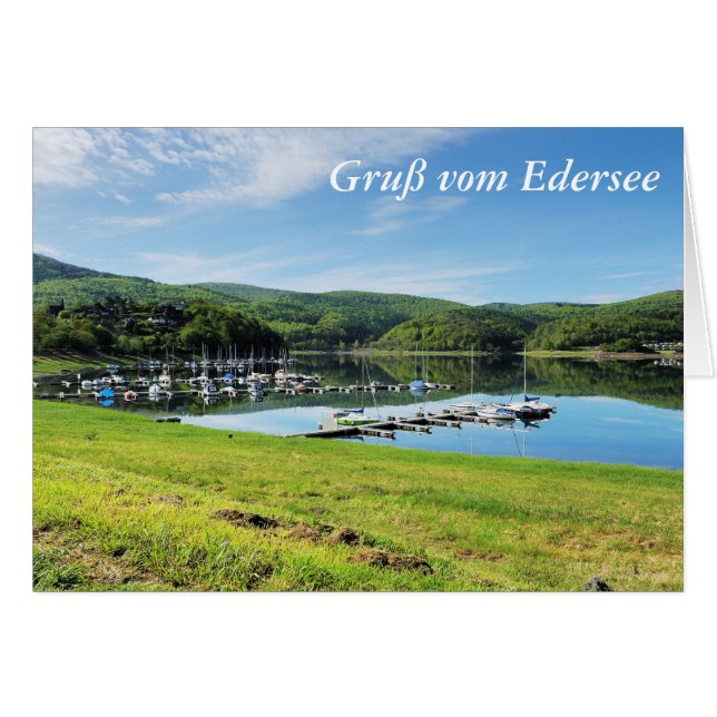 Edersee Bucht bei Scheid (Vorderseite (Horizontal))