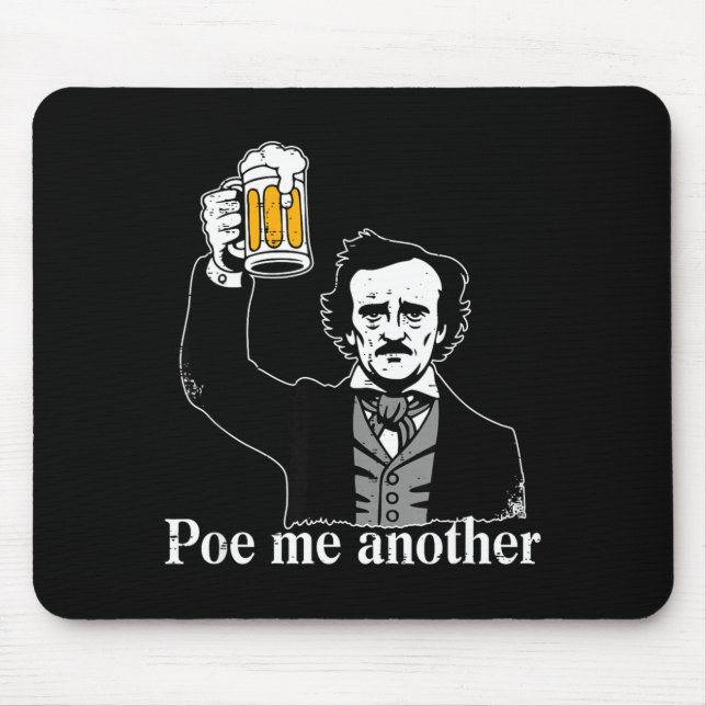 Edgar Allan E Me Another Raven Nevermore Gothic Gi Mousepad (Vorne)