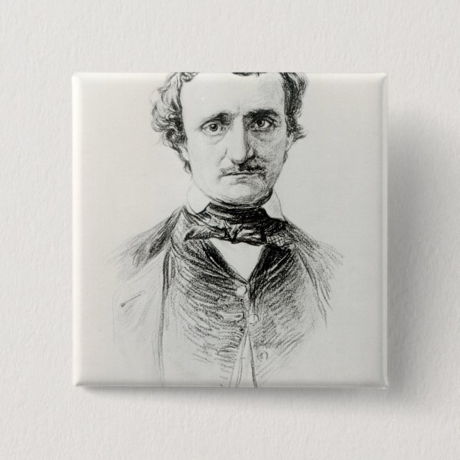Edgar Allan Poe 1907 Button (Vorderseite)