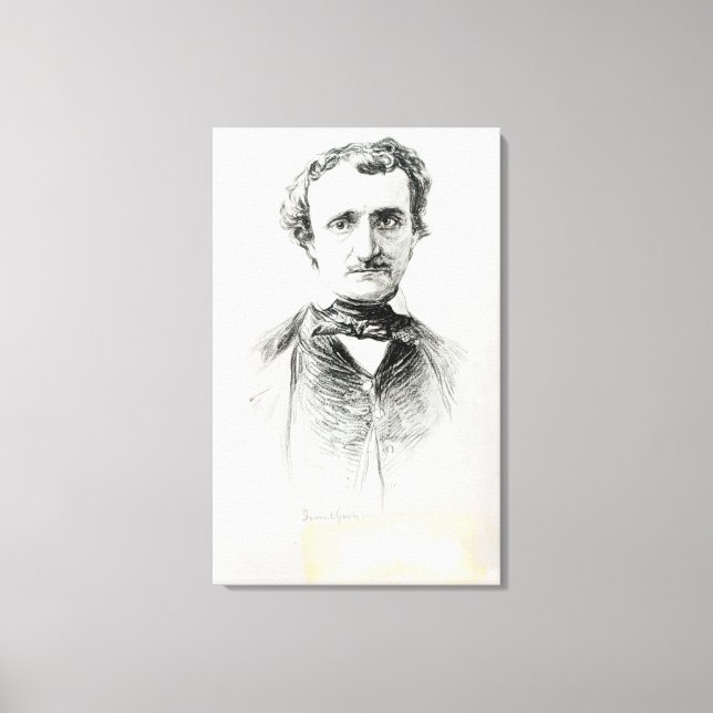 Edgar Allan Poe 1907 Leinwanddruck (Vorderseite)