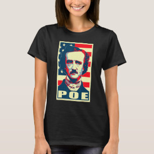 Edgar Allan Poe American Propaganda Pop Art T-Shirt