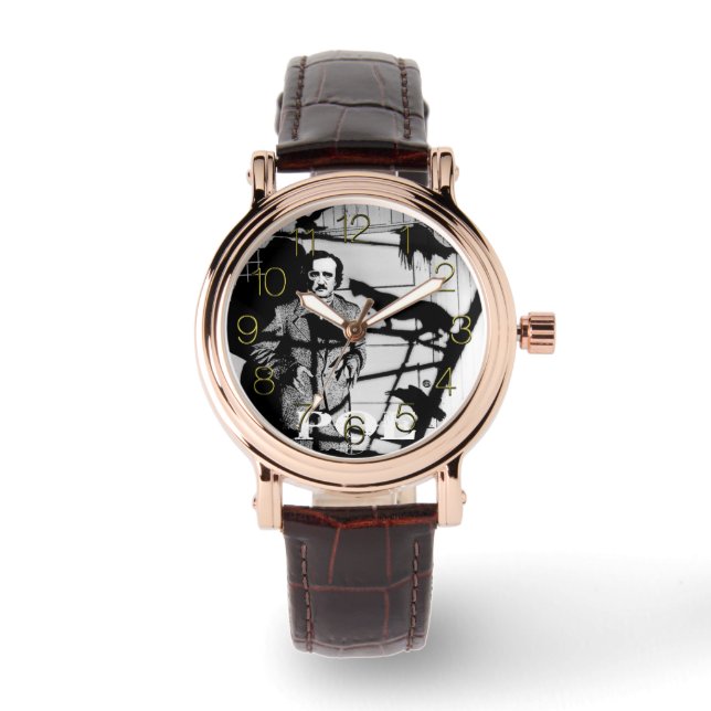 EDGAR ALLAN POE ARMBANDUHR (Vorderseite)