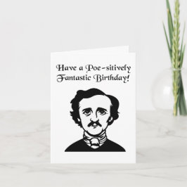 Edgar Allan Poe Birthday  Karte