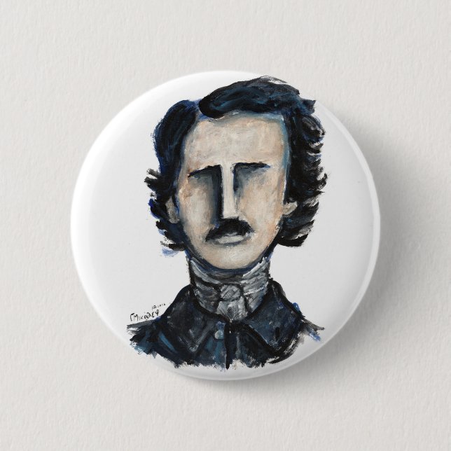 Edgar Allan poe Button (Vorderseite)
