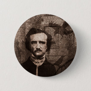 Edgar Allan Poe Button