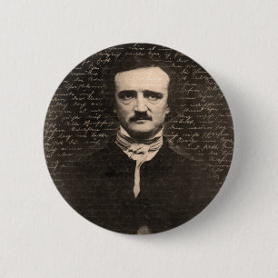Edgar Allan Poe Button