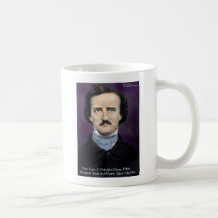 Edgar Allan Poe "Der Rabe" Zitat Geschenke & Karte Kaffeetasse