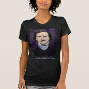 Edgar Allan Poe "Der Rabe" Zitat Geschenke & Karte T-Shirt