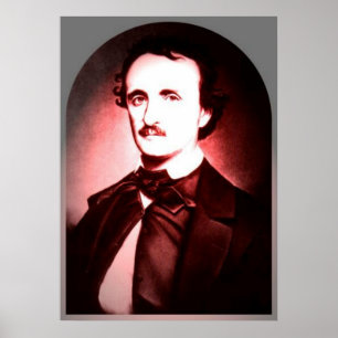Edgar Allan Poe druckt zwei Poster