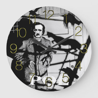 EDGAR ALLAN POE GROßE WANDUHR