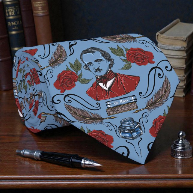 Edgar Allan Poe Krawatte Schlips (Von Creator hochgeladen)