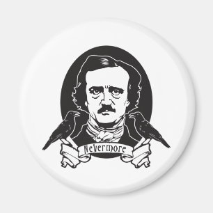 Edgar Allan Poe Magnet
