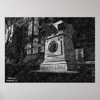 Edgar Allan Poe Ölgemäldeplakat Poster