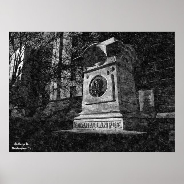 Edgar Allan Poe Ölgemäldeplakat Poster (Vorne)