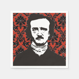 Edgar Allan Poe Paper Napkin Serviette