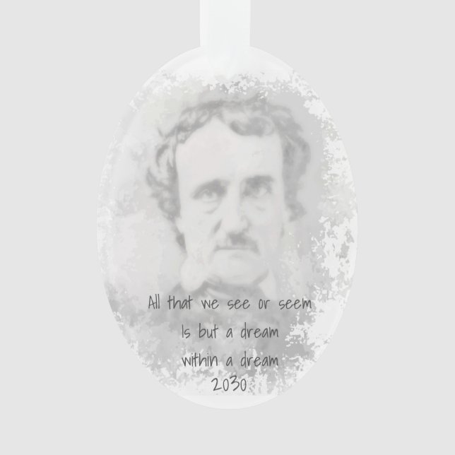 Edgar Allan Poe Poet auteur Dream dans un rêve (devant)