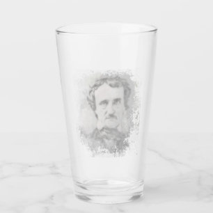Edgar Allan Poe Poet The Raven Glas