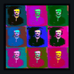 Edgar Allan Poe Pop Art Posters & Prints Poster<br><div class="desc">Edgar Allan Poe war ein amerikanischer Schriftsteller. Er ist am besten für seine kurzen Geschichten bekannt,  insbesondere für seine Mysterien und das Makabre.</div>
