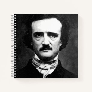 Edgar-Allan-Poe-Porträt Notizbuch