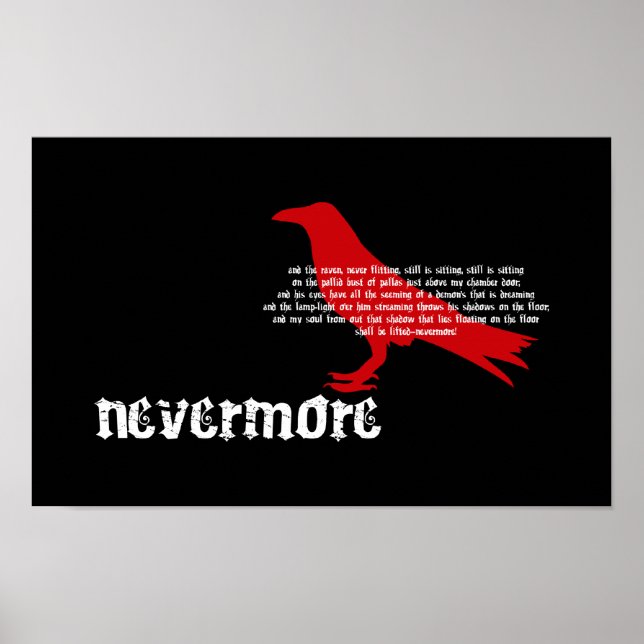 Edgar Allan Poe Poster (Vorne)