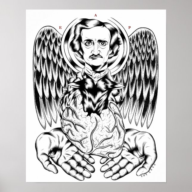 Edgar Allan Poe Poster (Vorne)