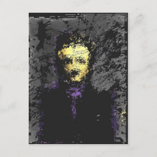 Edgar Allan Poe Postkarte