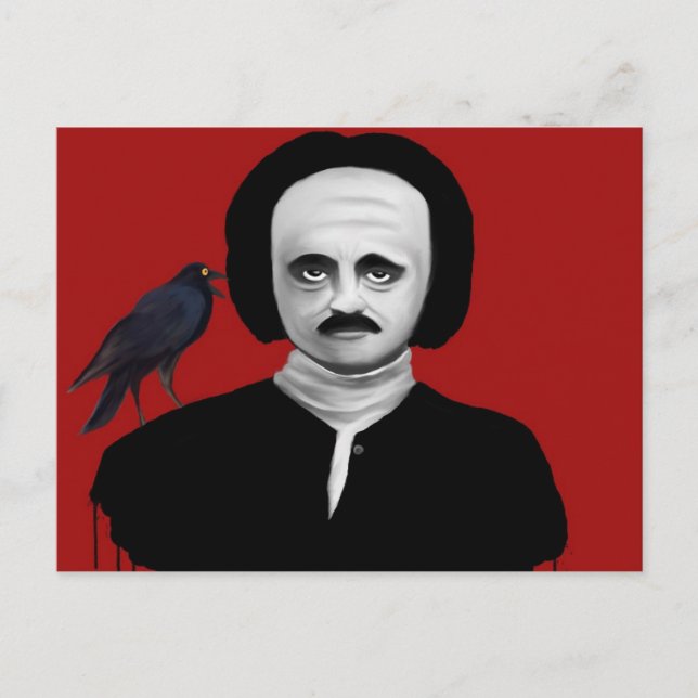 edgar allan poe postkarte (Vorderseite)