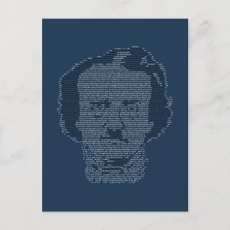 Edgar Allan Poe Postkarte