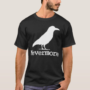 Edgar Allan Poe Rabe Nevermore Gothic Horror lusti T-Shirt