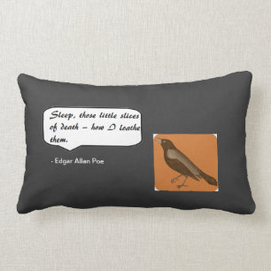 Edgar Allan Poe-Schlaf-Kissen Lendenkissen
