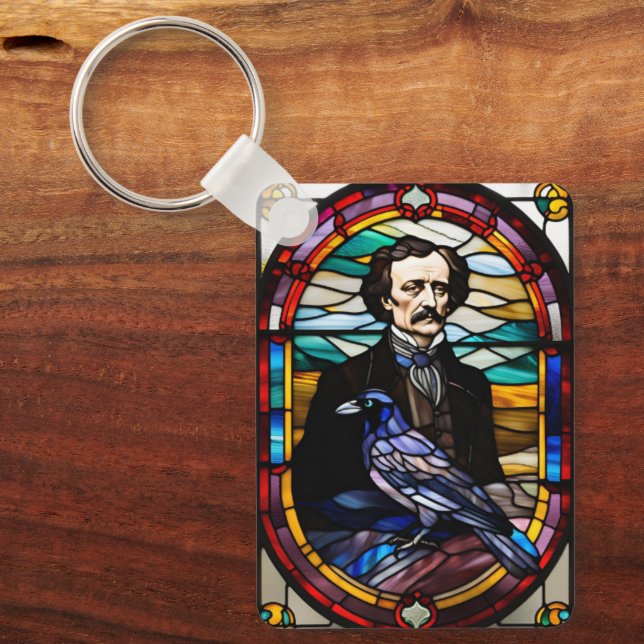 Edgar Allan Poe Schlüsselanhänger (Vorderseite)