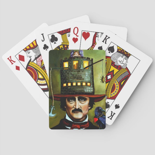 Edgar Allan Poe Spielkarten (Rückseite)