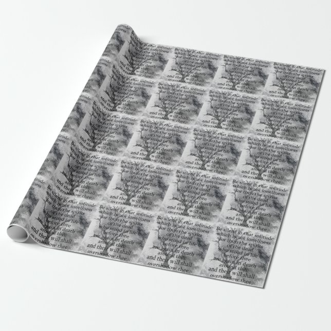 Edgar Allan Poe Spirits of the Dead Halloween Gedi Geschenkpapier (Ungerollt)