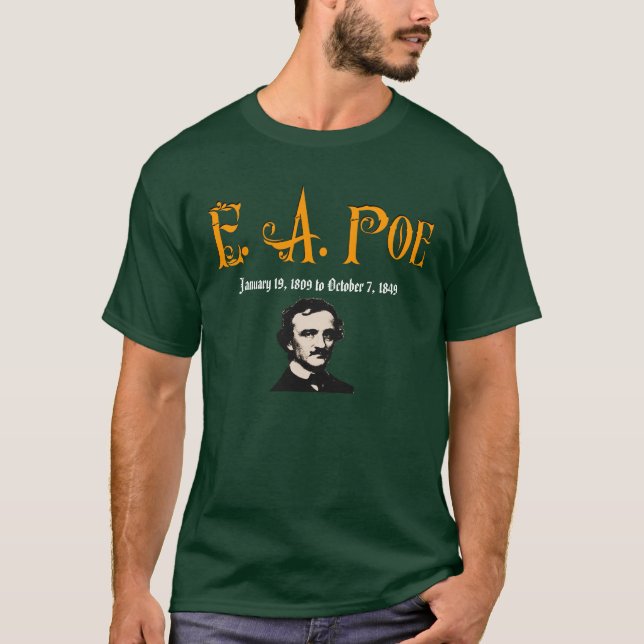 Edgar Allan Poe T-Shirt (Vorderseite)