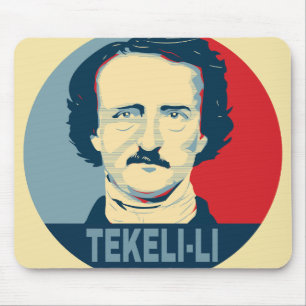 Edgar Allan Poe TEKELI-LI Hope Style Mousepad