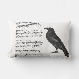 Edgar Allan Poe "The Raven" Drehkissen Lendenkissen