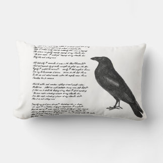 Edgar Allan Poe "The Raven" Drehkissen Lendenkissen