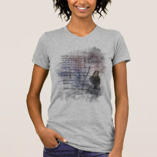 Edgar Allan Poe, "The Raven Gedicht Art" T-Shirt